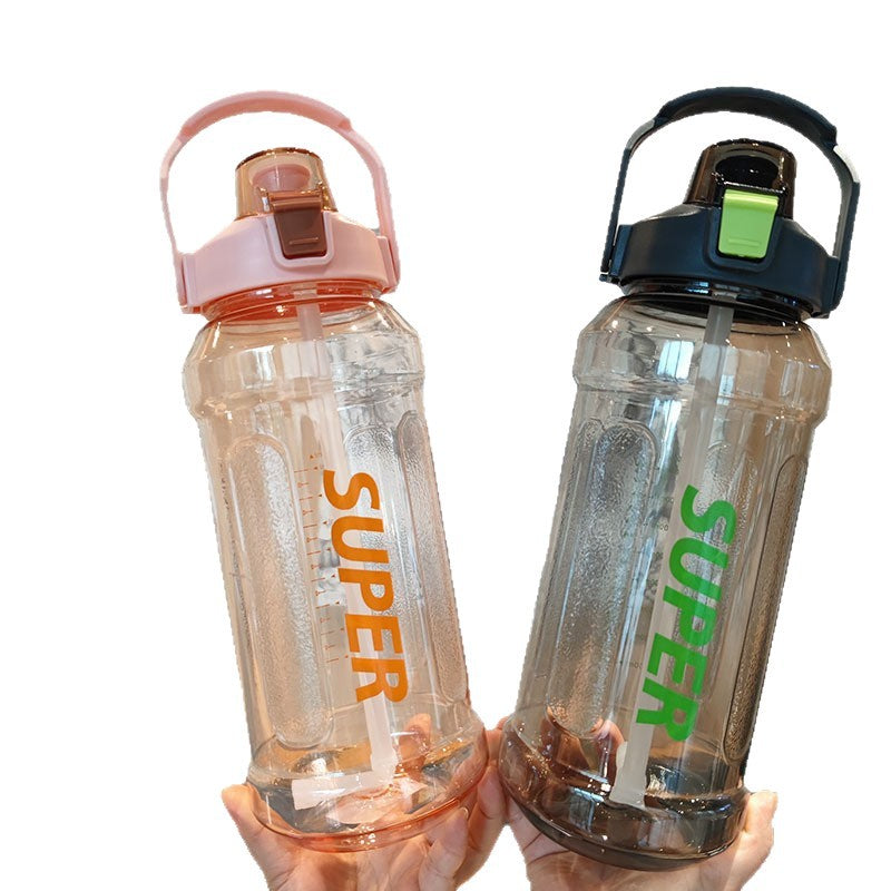Women's practical water bottle with large capacity and leak-proof lid Bowlift