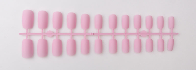 Matte Finish Long Stiletto Press-On Nails Bowlift
