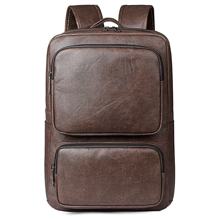 Premium Leather Business Laptop Backpack Bowlift