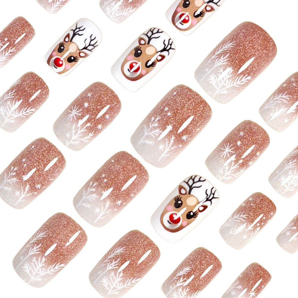 Festive Themed Press-On Nail Art Bowlift