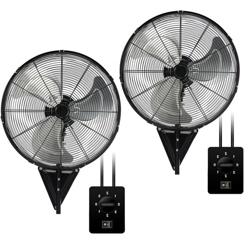Unisex wall fan with powerful air circulation Bowlift