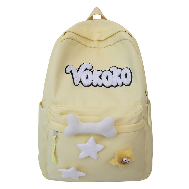 Animal-Themed Plush School Backpack Bowlift