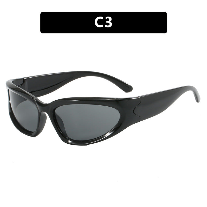 Women's sporty sunglasses with ergonomic design and polarized lenses Bowlift