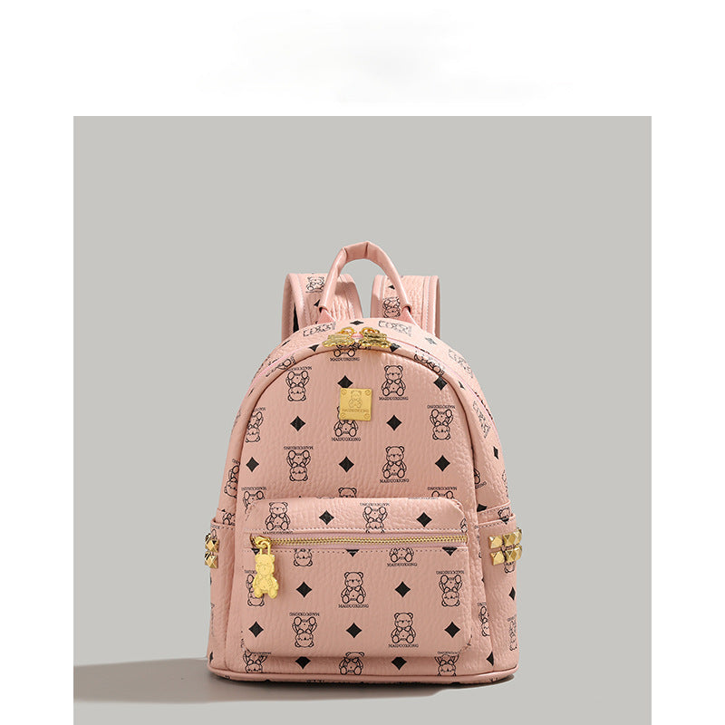 Stylish Character-Printed Backpack Bowlift