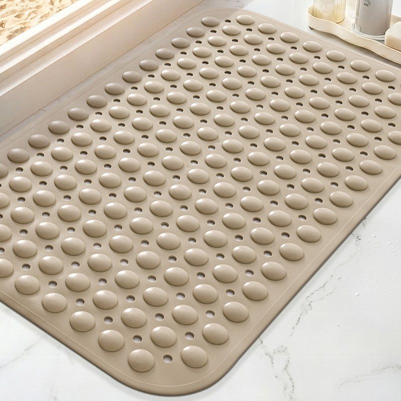 Textured Anti-Slip Bath Mat With Raised Drainage Nodules Bowlift
