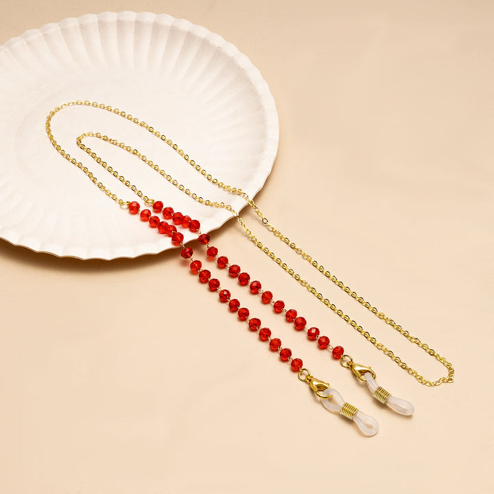 Elegant Beaded Glasses Chain Bowlift