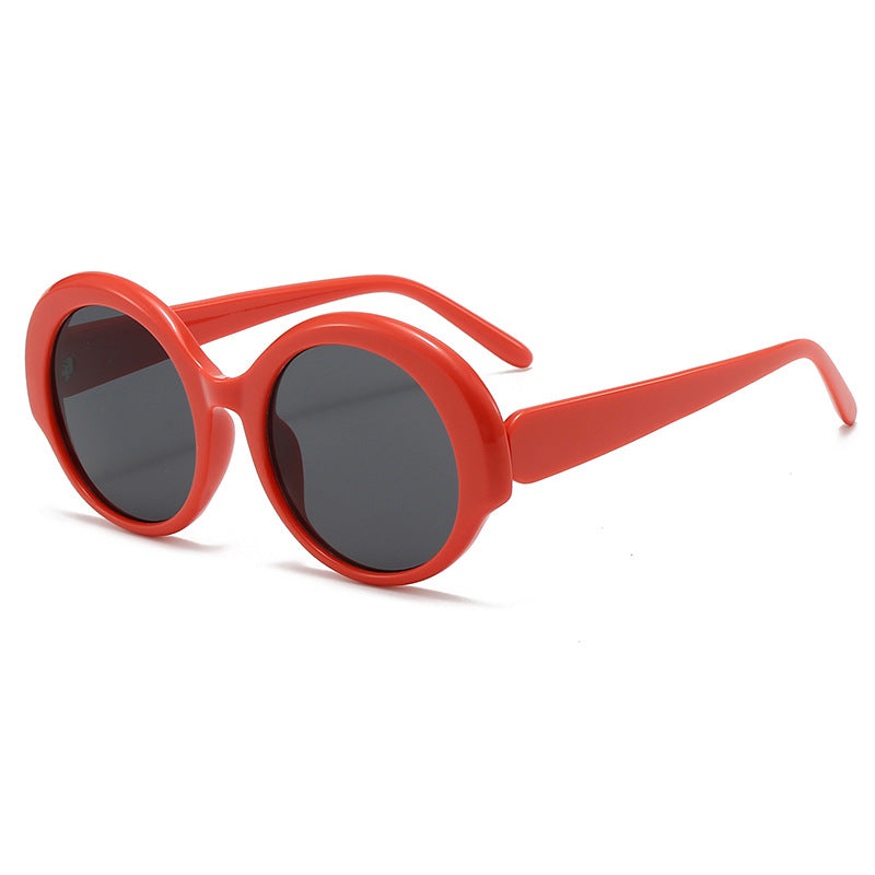 Women's fashionable round designer sunglasses Bowlift