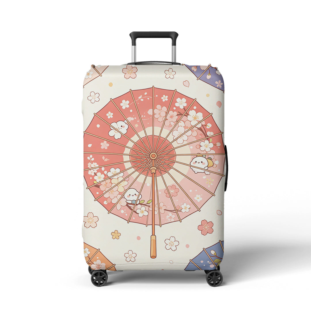 Women's suitcase cover with playful space design Bowlift