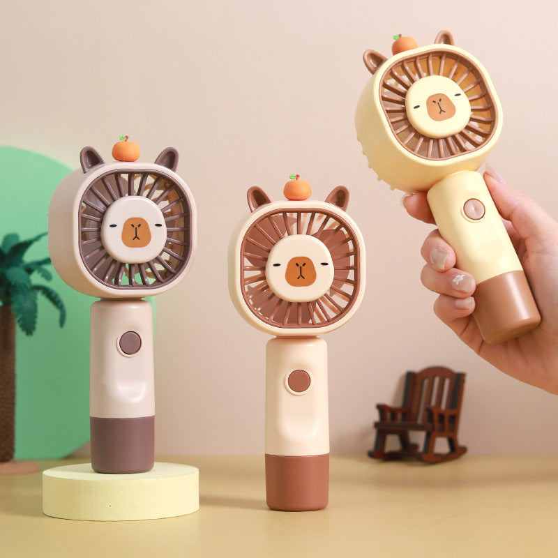 Unisex Portable Mini Hand Fan with Cute Animal Design Bowlift
