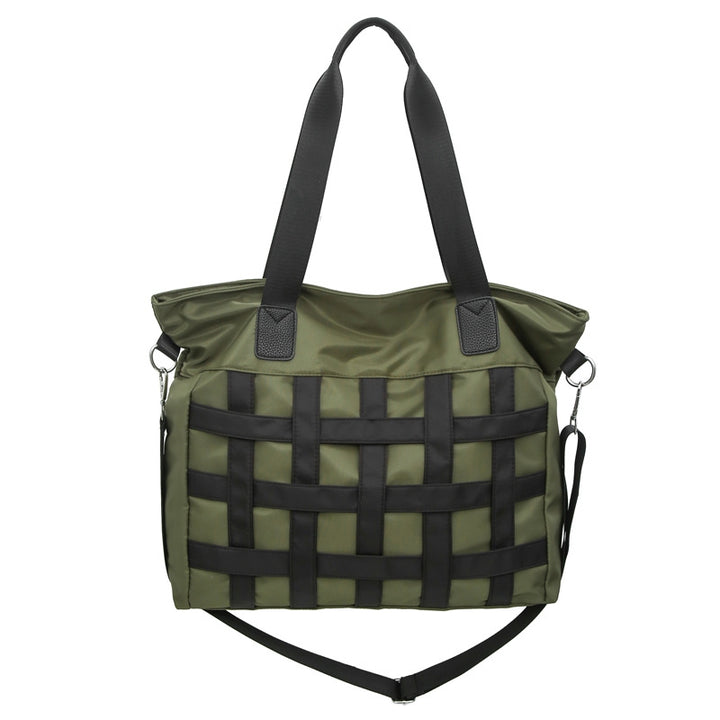 Multifunctional Travel Bag With Woven Surface Bowlift