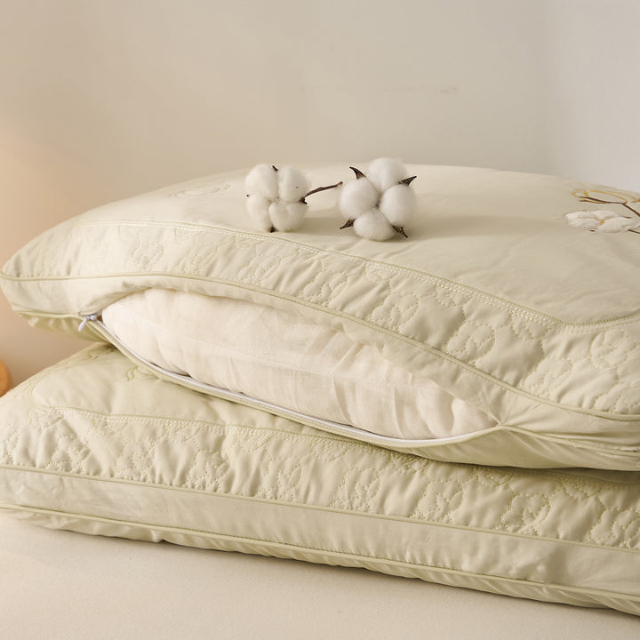 Premium Cotton Pillow Mattress Protector Bowlift