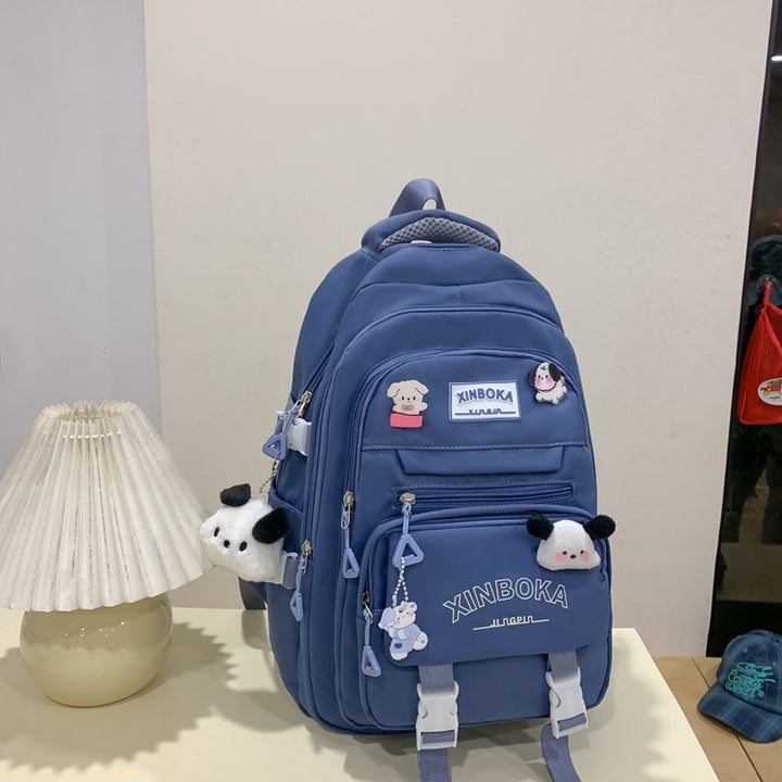 Children's Fun Character Print School Backpack Bowlift