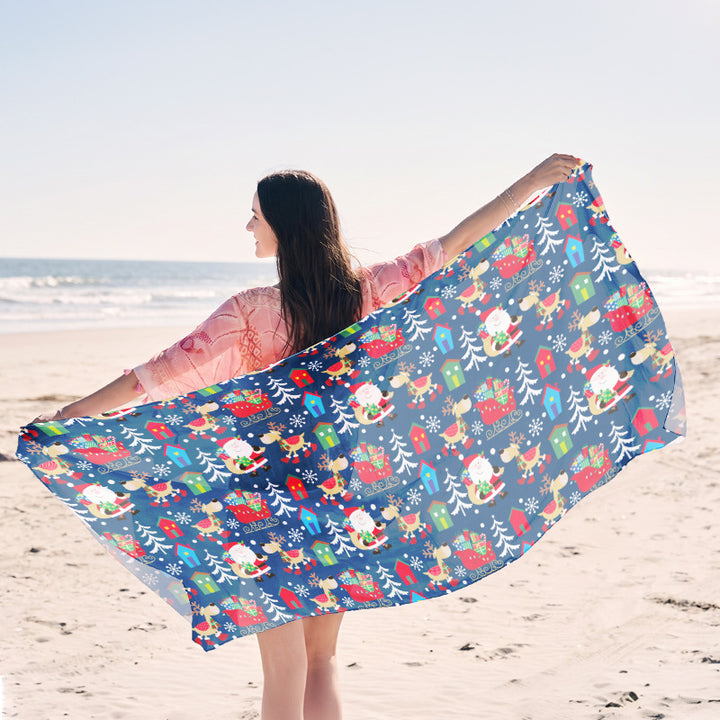 Beach towel in elegant jellyfish design Bowlift
