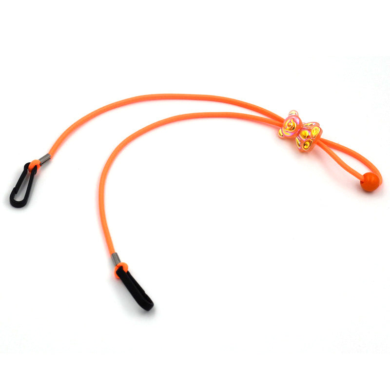 Adjustable Eyewear Retainer with Bead Detail Bowlift