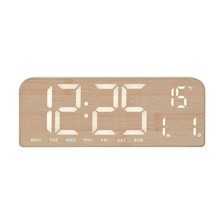 Digital Multifunctional Alarm Clock with Temperature Display Bowlift