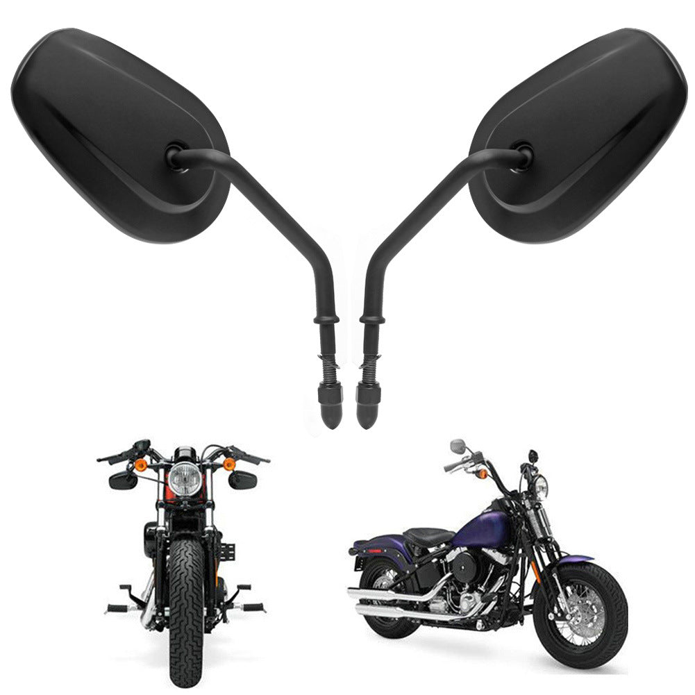 Motorcycle rearview mirror with adjustable arm and sturdy design Bowlift