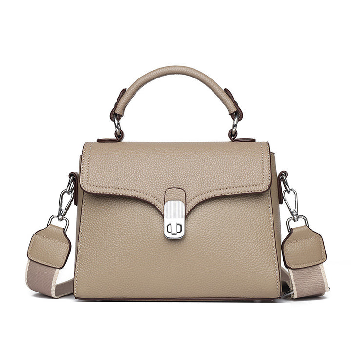Elegant Leather Handbag Bowlift