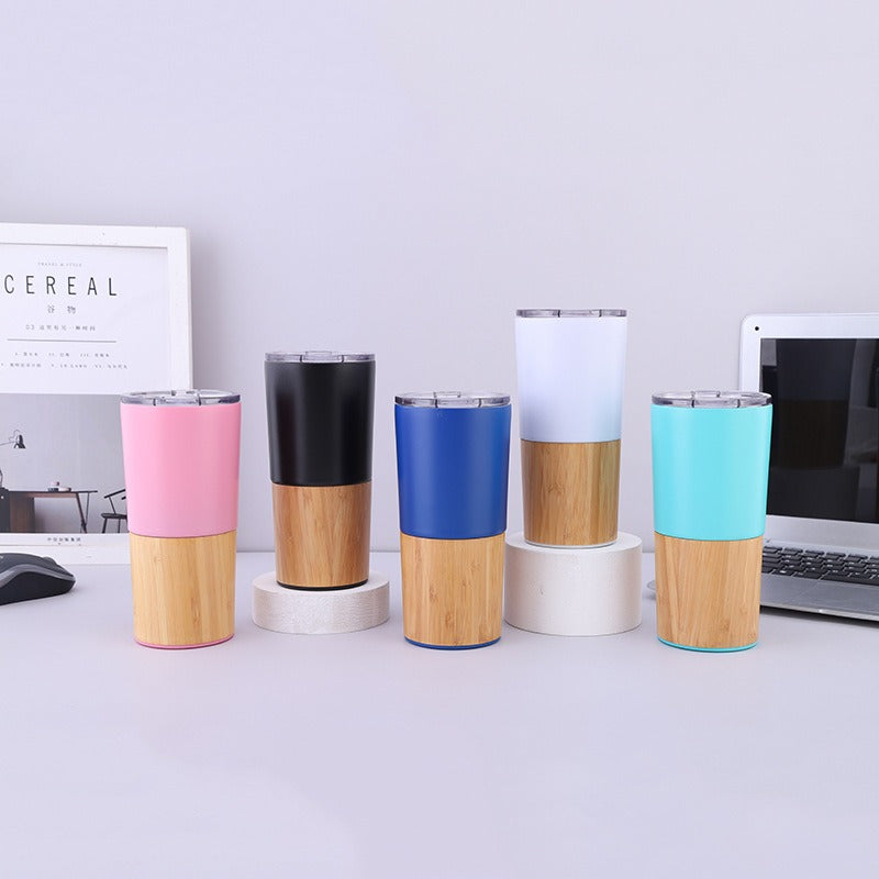 Women eco-friendly coffee mug with bamboo look Bowlift