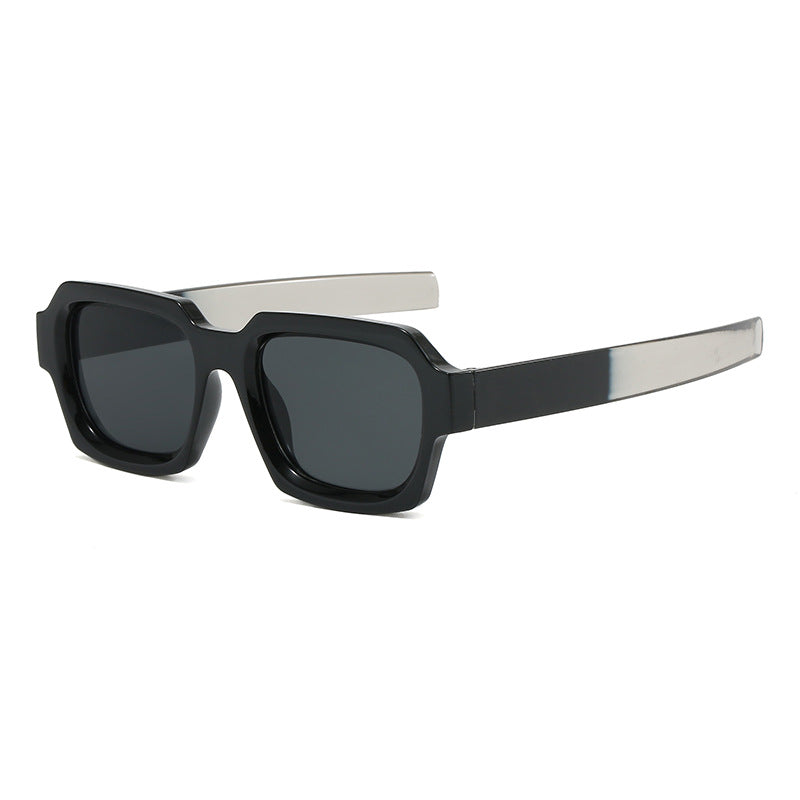 Ladies fashionable stylish square sunglasses with contrasting frame Bowlift