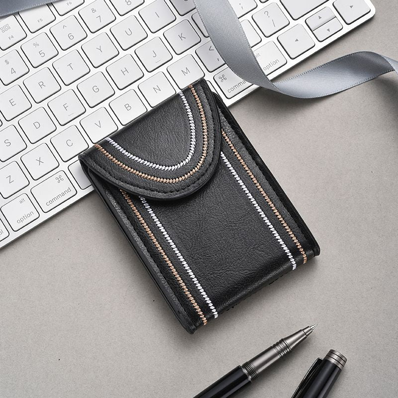 Premium Leather Card Holder Bowlift