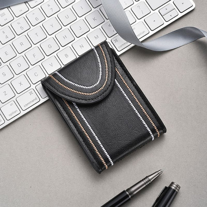 Premium Leather Card Holder Bowlift