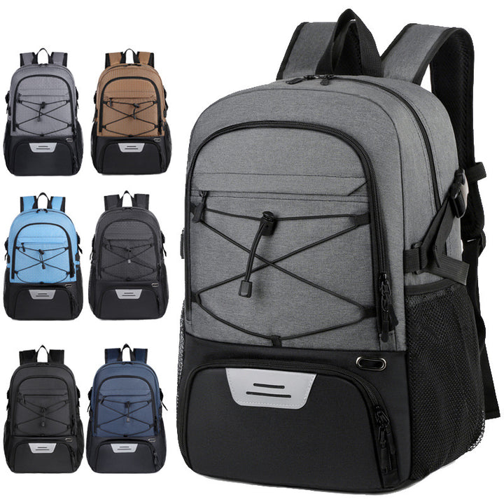 Multi-Compartment Travel Backpack Bowlift
