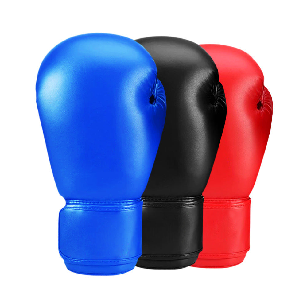 Professional padded boxing gloves with reinforced wrist support and shock absorbing foam Bowlift