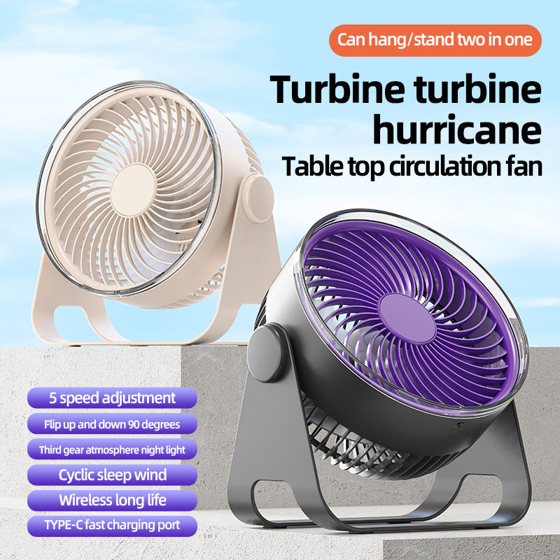 Unisex Versatile Desk and Wall Fan with Adjustable Speed Bowlift