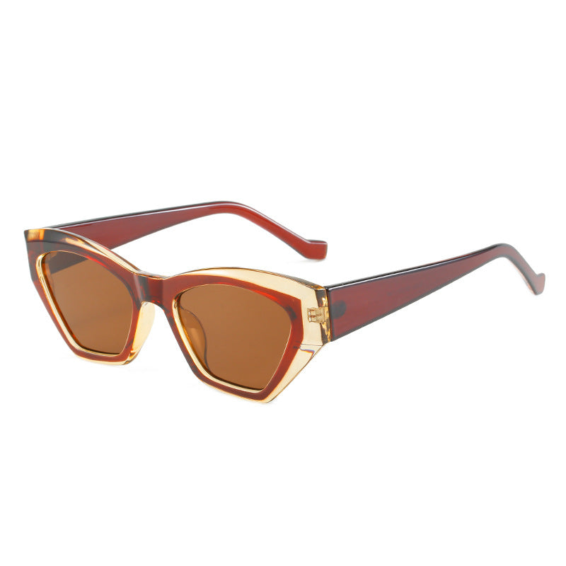 Ladies Cat-Eye Sunglasses with UV Protection Bowlift
