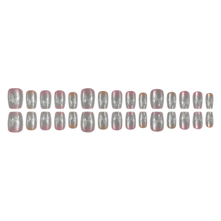 Gradient Ombre Press-On Nails Bowlift
