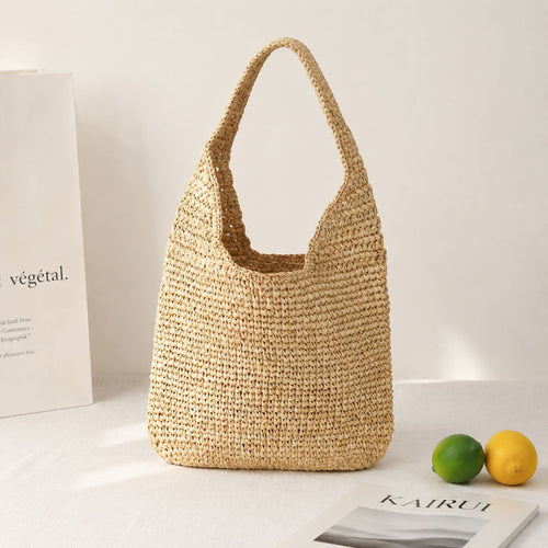 Spacious Beach Shoulder Bag Bowlift