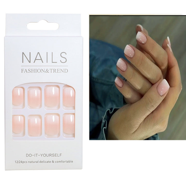 DIY Natural French Tip Press-On Nails Bowlift