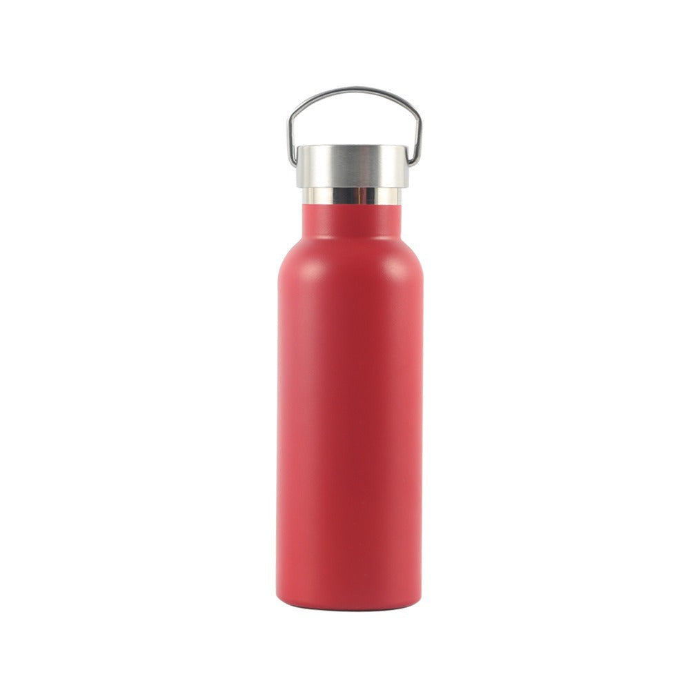 Women's high-quality thermos bottle with practical carrying handle Bowlift