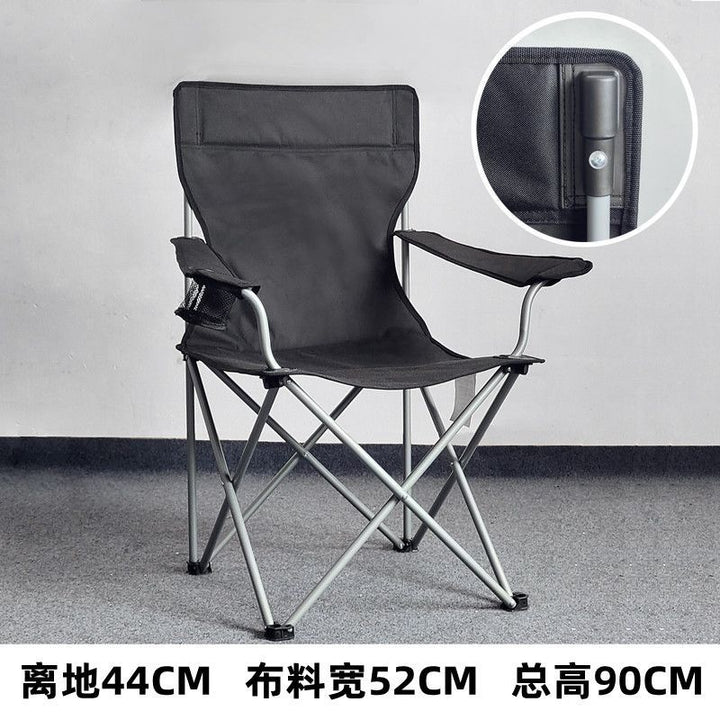 Women's Comfortable Folding Chair with Integrated Cup Holder Bowlift