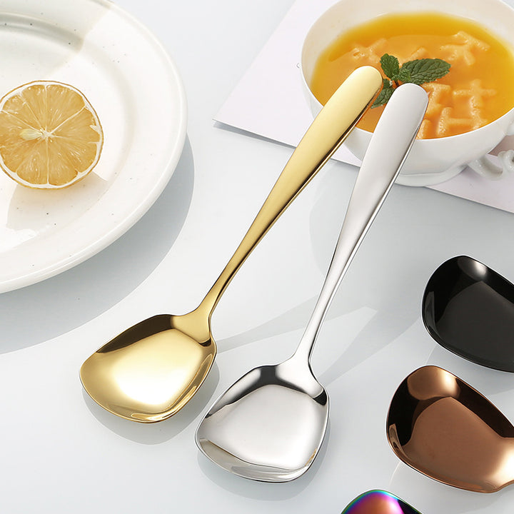 Elegant dessert spoon with ergonomic design Bowlift