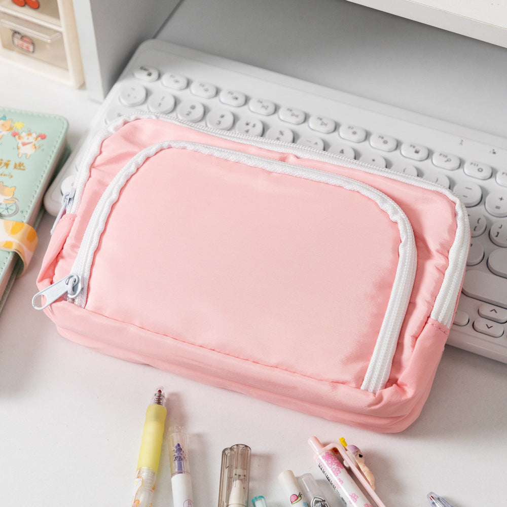 Multi-Functional Zippered Pencil Case Bowlift