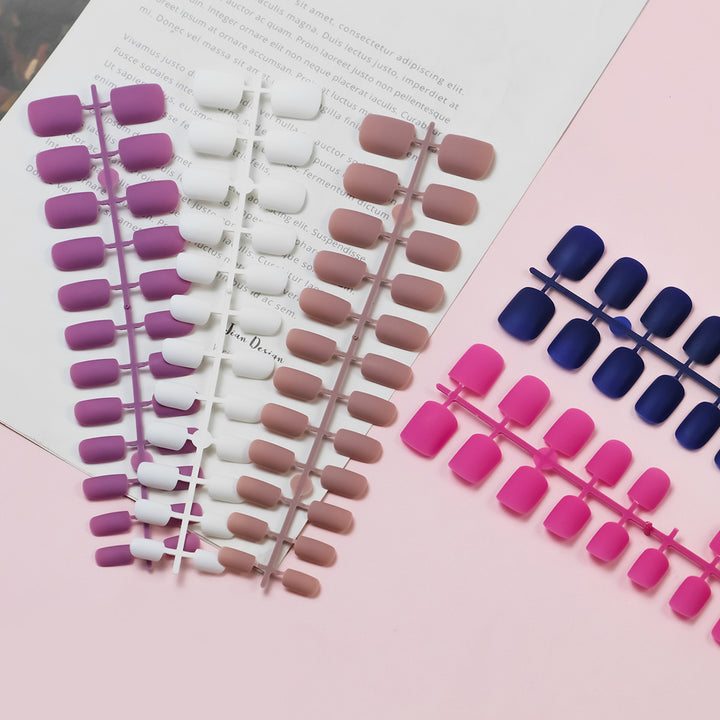 Matte Finish Press-On Nail Tips Bowlift