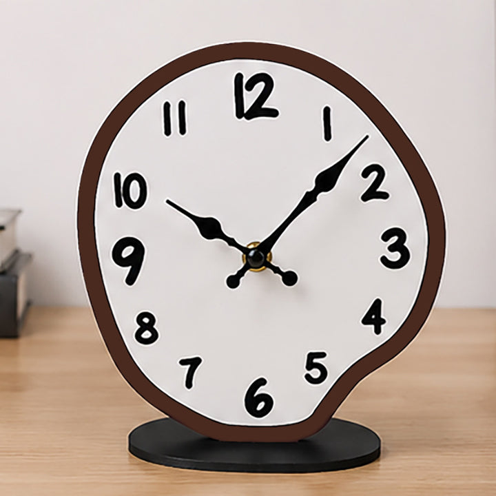Quirky Surrealist Tabletop Decorative Alarm Clock Bowlift