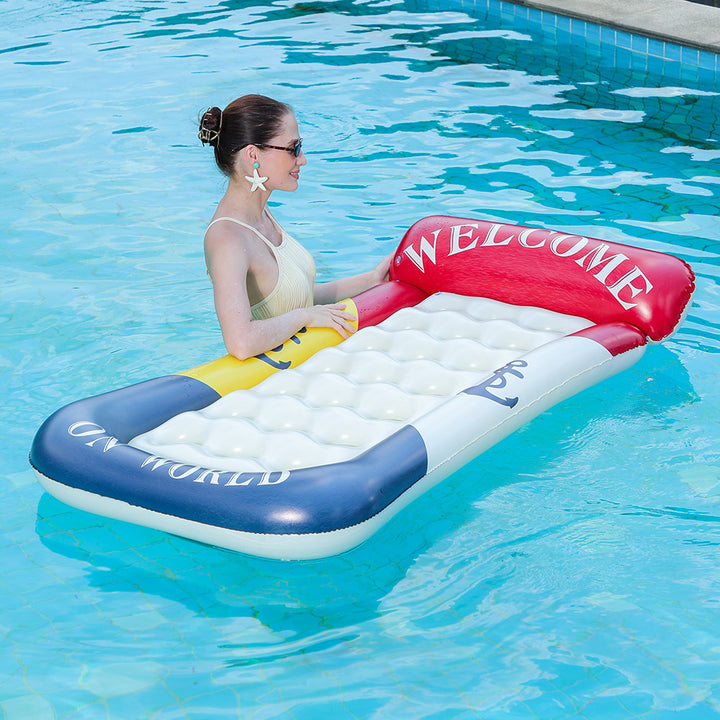 Women's Inflatable Relax Lounge Chair with Maritime Design Bowlift