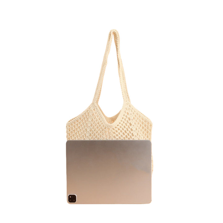 Natural Woven Tote Bag Bowlift