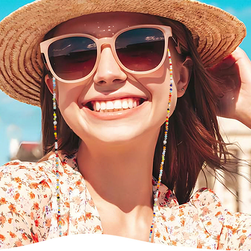 Decorative Beaded Eyewear Chain Bowlift