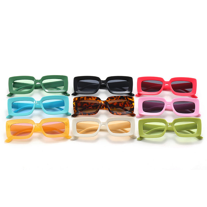 Ladies futuristic square sunglasses Bowlift