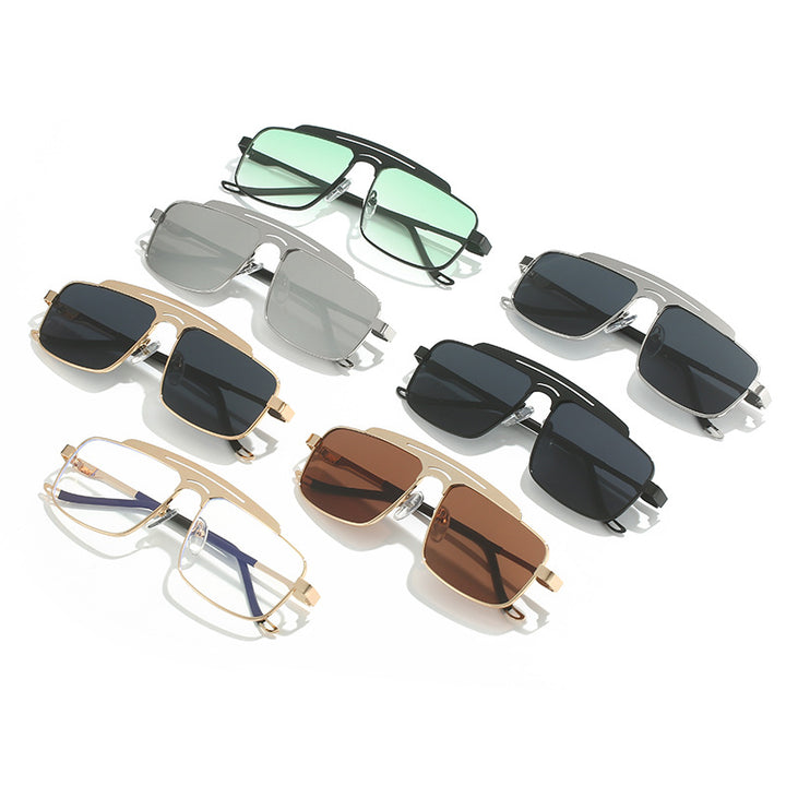 Women's Fashion Glasses with Slim Metal Frame Bowlift