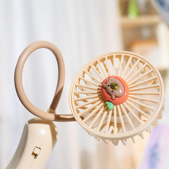 Women Portable Neck Fan with Flexible Design Bowlift