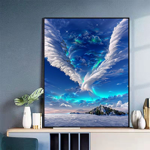 Majestic Golden Phoenix Canvas Art Bowlift