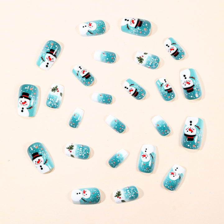 Festive Winter-Themed 3D Nail Art Extensions Bowlift 1789713261