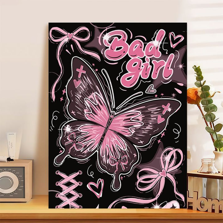 Decorative Butterfly-Themed Canvas Art Bowlift