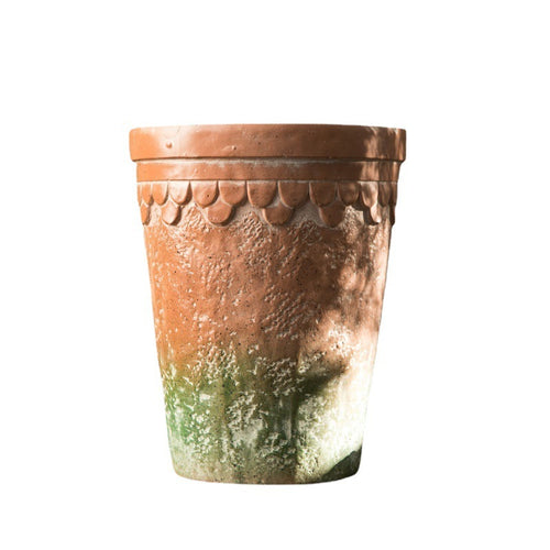 Rustic terracotta plant pot Bowlift