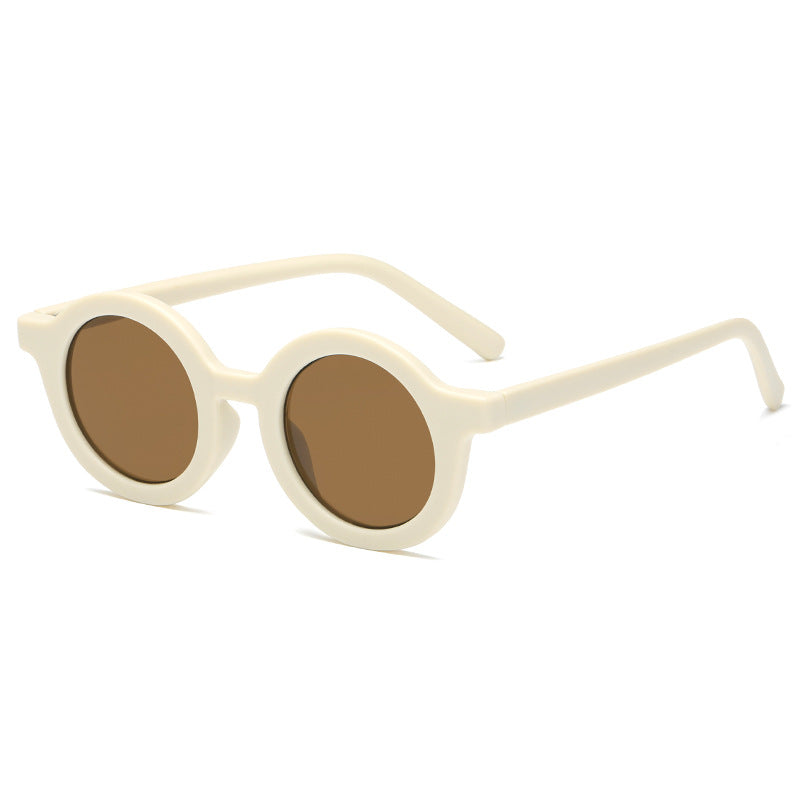 Women's trendy round sunglasses with comfortable frame and UV protection Bowlift