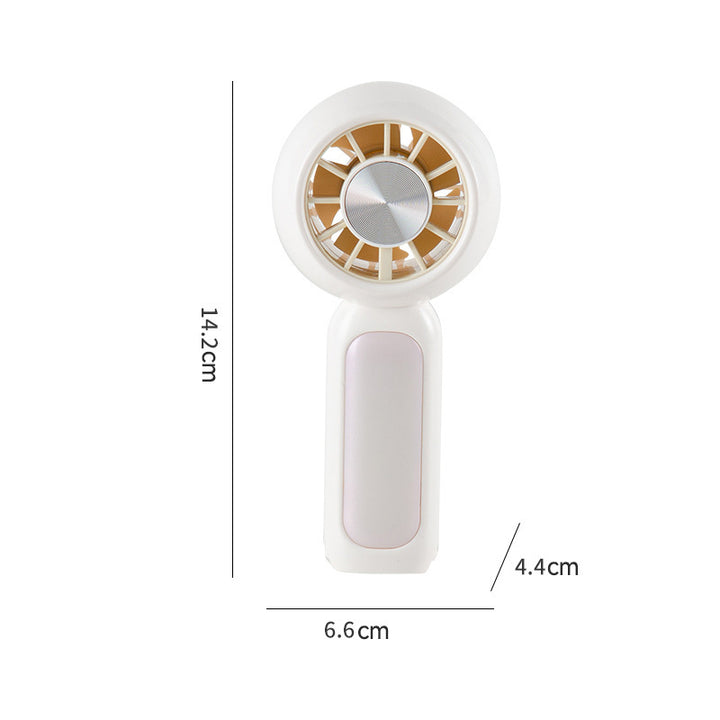Women Portable Hand Fan with USB Charging Function Bowlift